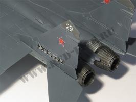 Модель металлическая Миг-29 1/48 ВВС России