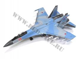 Модель металлическая Су-35 1/48 синий камуфляж