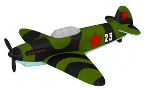 USB-накопитель самолёт Як-1Б с бортовым номером 23  емкость 32 ГБ